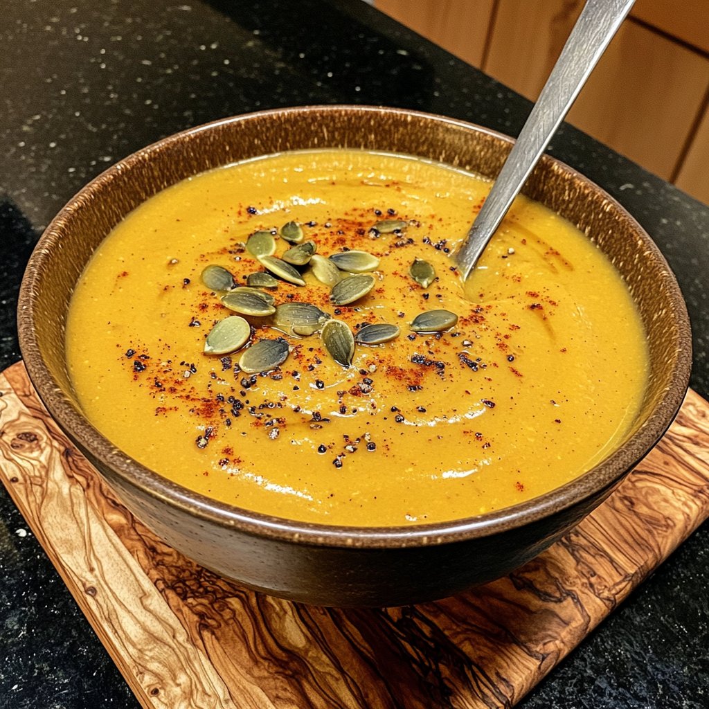 Kürbissuppe ohne Sahne