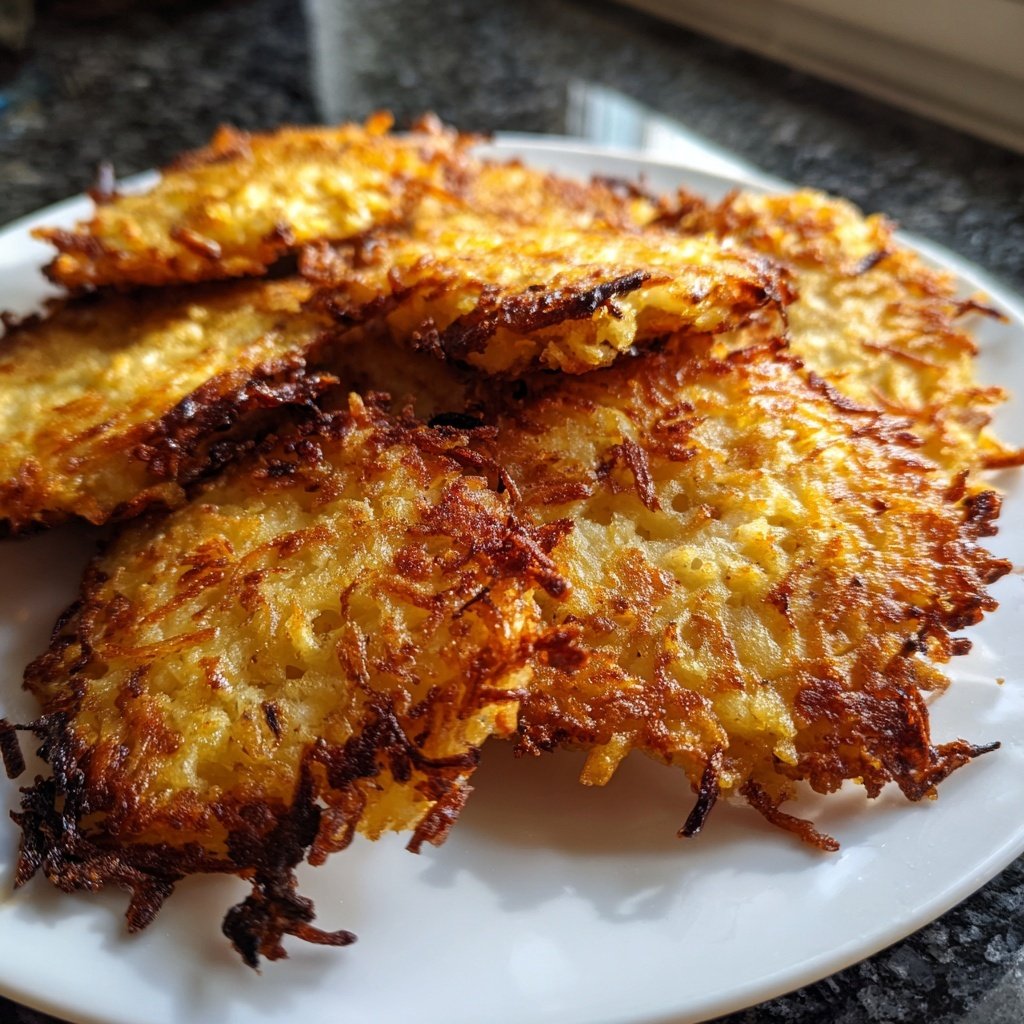 Knusprige Kartoffelpuffer