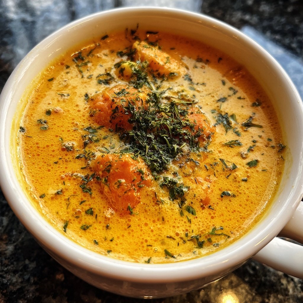 Blumenkohlsuppe mit Kräutern