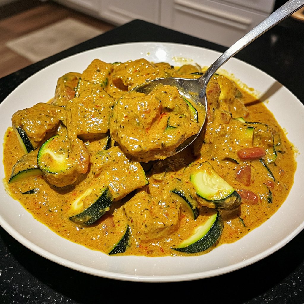 Curry mit Zucchini