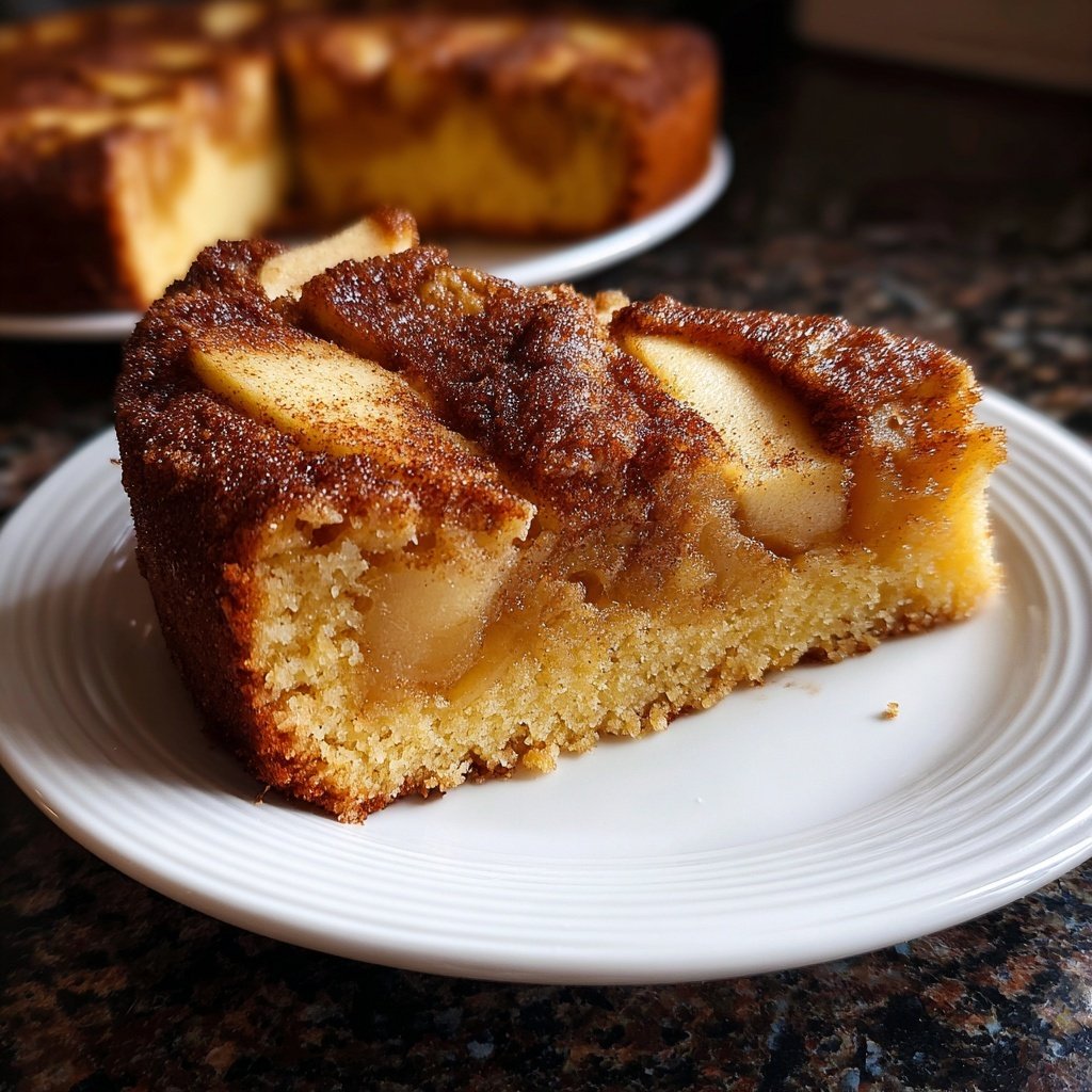 Gesunder Apfel-Zimt-Kuchen ohne Zucker