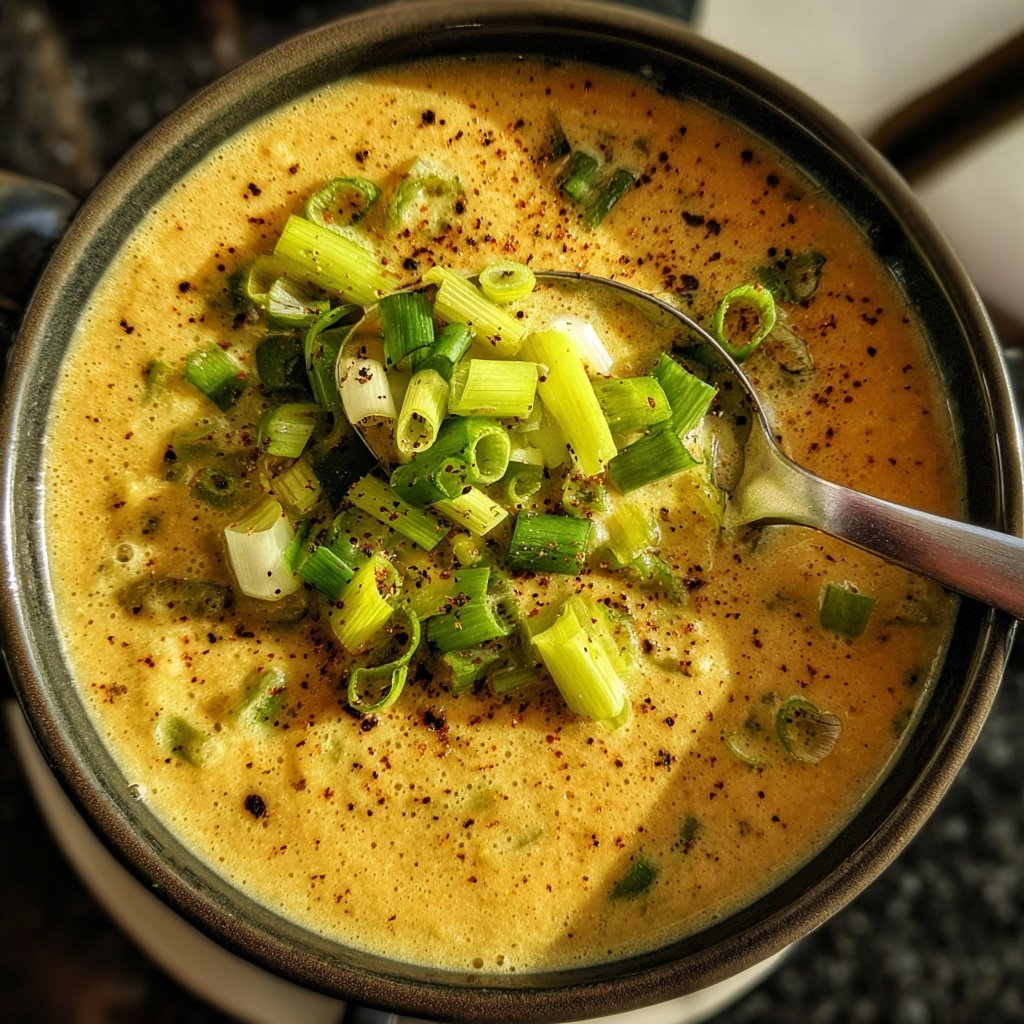 Blumenkohlsuppe mit Lauch