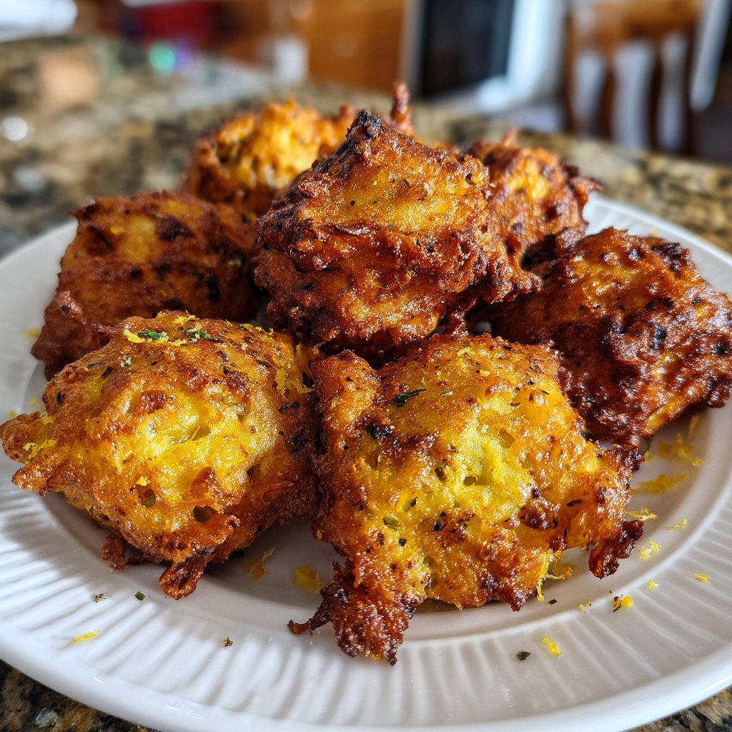 Quarkbällchen mit Orangenabrieb