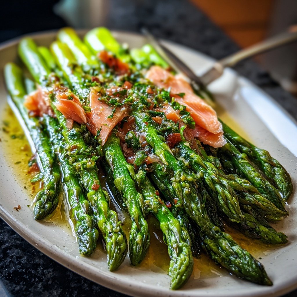 Grüner Spargel Mit Lachs
