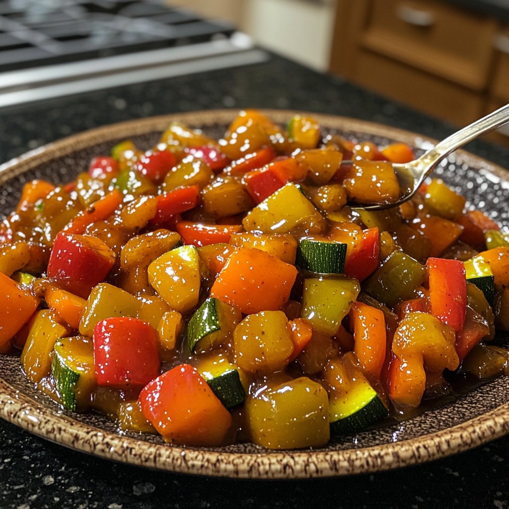 Gemüsepfanne mit Sojasauce