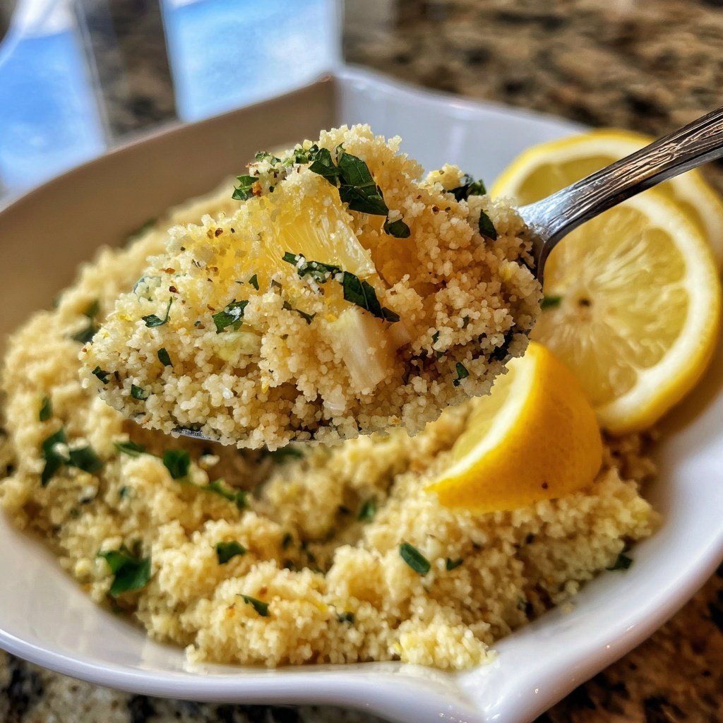 Couscous mit Kräutern und Zitrone