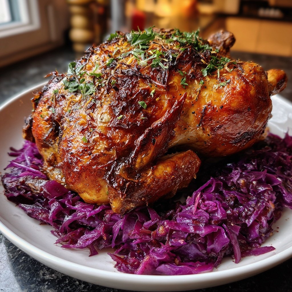 Saisonal & Festlich Weihnachtsgans mit Rotkohl